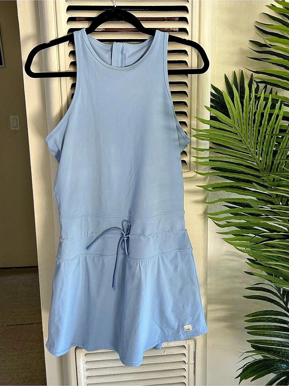 Vuori Mini Dress Blue Size Medium Like New
